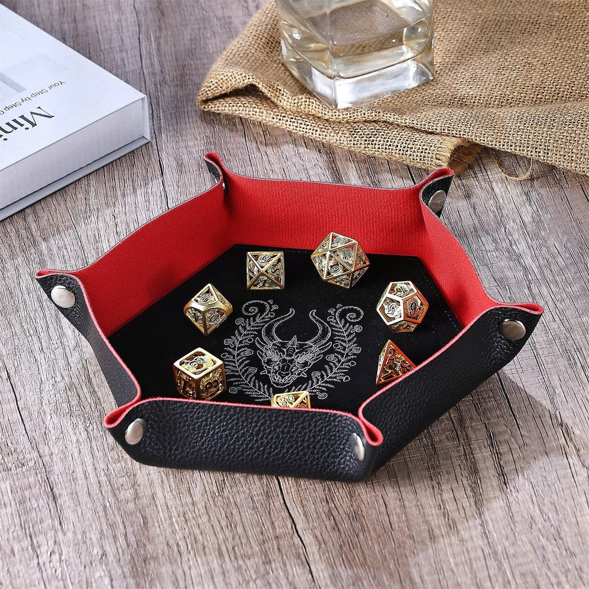 Table Armor Dice Tray - Dragon Skull