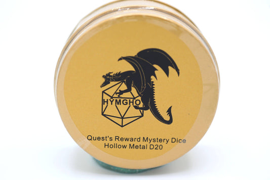 Quest's Reward Mystery Dice - Hollow Metal D20s